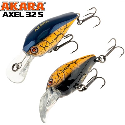 Воблер за кефал, пъстърва и костур Akara Axel 32S, 4,5 г, цвят A123