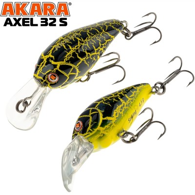 Воблер за кефал, пъстърва и костур Akara Axel 32S, 4,5 г, цвят A199