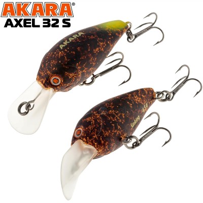Воблер за кефал, пъстърва и костур Akara Axel 32S, 4,5 г, цвят A221