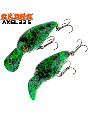 Воблер за кефал, пъстърва и костур Akara Axel 32S, 4,5 г, цвят A226