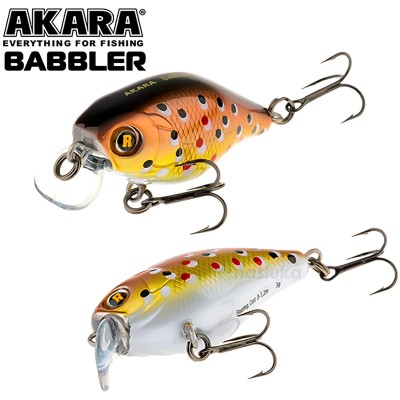 Воблер за кефал Akara Babbler 40F, 3 г, цвят A75