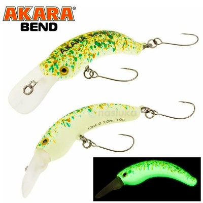 Воблер за пъстърва Akara Bend 40SP, 3 г, цвят A225