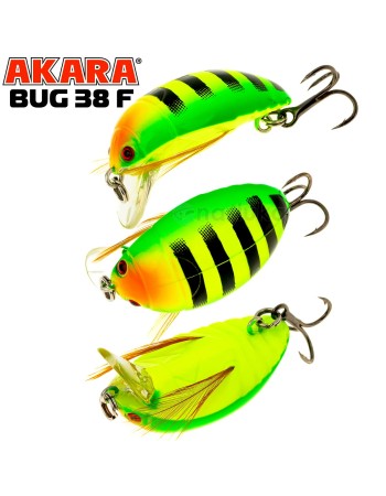 Воблер за кефал Akara Bug 38 мм, 4 г, цвят 03