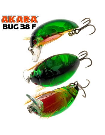Воблер за кефал Akara Bug 38 мм, 4 г, цвят 06