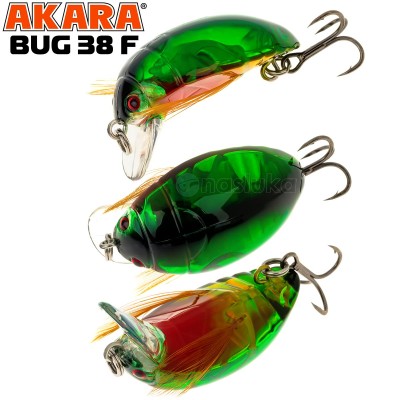 Воблер за кефал Akara Bug 38 мм, 4 г, цвят 06