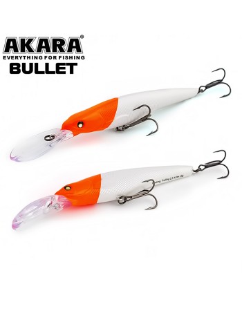 Воблер за тролинг Akara Bullet 115F, 115 мм, 16 г, цвят A1