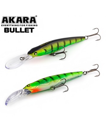 Воблер за тролинг Akara Bullet 115F, 115 мм, 16 г, цвят A132