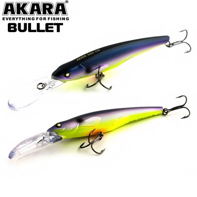 Воблер за тролинг Akara Bullet 115F, 115 мм, 16 г, цвят A79