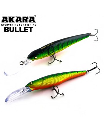 Воблер за тролинг Akara Bullet 115F, 115 мм, 16 г, цвят A99