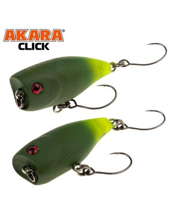 Воблер, Попер Akara Click 35F, 3 г, цвят А228