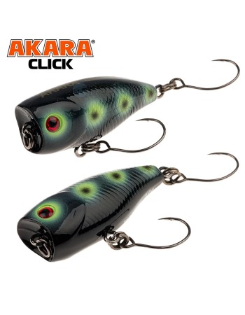Воблер, Попер Akara Click 35F, 3 г, цвят А78