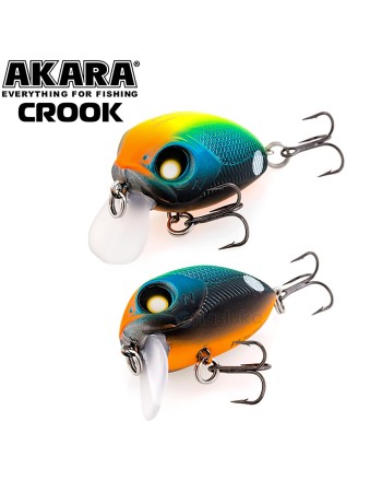 Воблер за кефал и распер Akara Crook 35F, 6 г, цвят А30