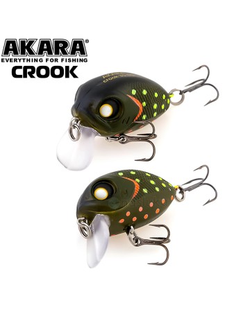 Воблер за кефал и распер Akara Crook 35F, 6 г, цвят А34
