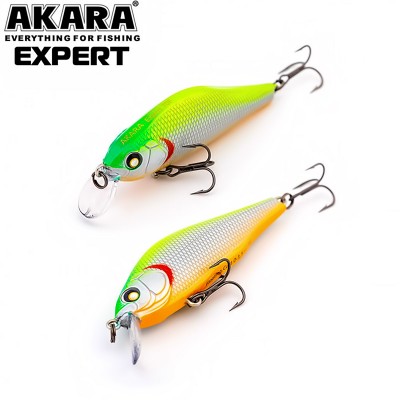 Плаващ воблер Akara Expert F, 70 мм, 9 г, цвят А122