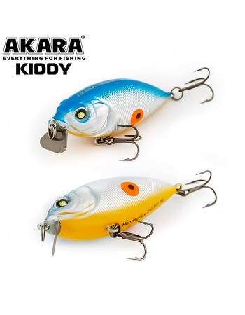 Плаващ воблер Akara Kiddy F, 55 мм, 9 г, цвят А115