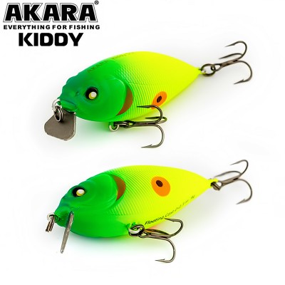 Плаващ воблер Akara Kiddy F, 55 мм, 9 г, цвят А120