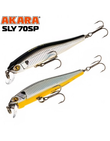 Неутрален воблер Akara Sly SP, 70 мм, 5 г, цвят А23