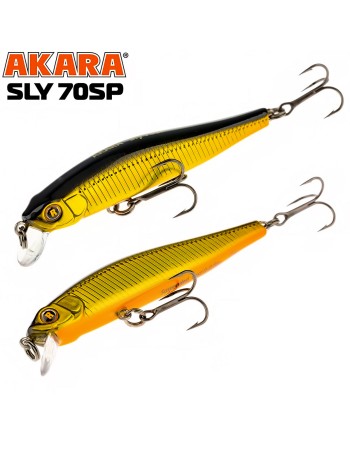 Неутрален воблер Akara Sly SP, 70 мм, 5 г, цвят А59