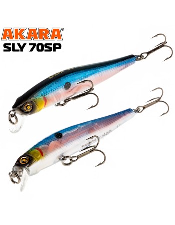 Неутрален воблер Akara Sly SP, 70 мм, 5 г, цвят А77