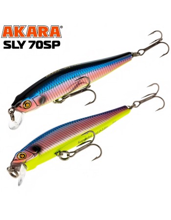 Неутрален воблер Akara Sly SP, 70 мм, 5 г, цвят А79