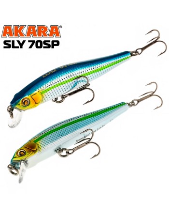 Неутрален воблер Akara Sly SP, 70 мм, 5 г, цвят А81