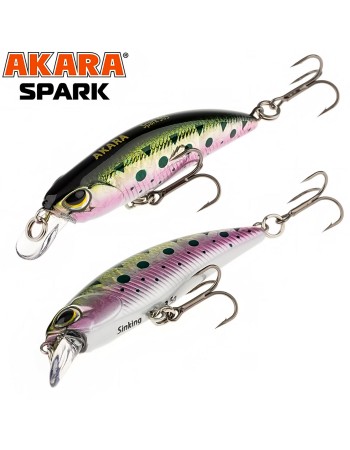 Akara Spark S, 50 мм, 3.5 г, цвят А156, Воблер за костур и пъстърва