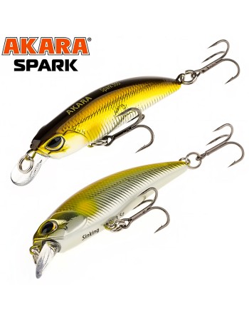 Akara Spark S, 50 мм, 3.5 г, цвят А157, Воблер за костур и пъстърва