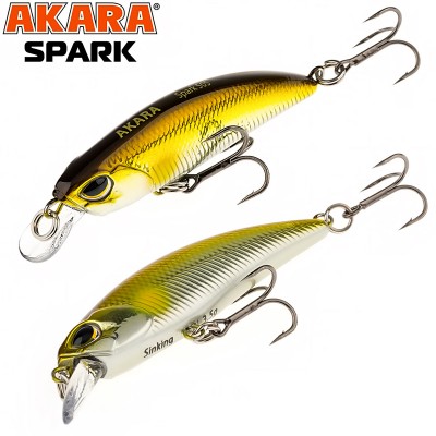 Akara Spark S, 50 мм, 3.5 г, цвят А157, Воблер за костур и пъстърва