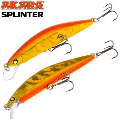 Akara Splinter S, 65 мм, 5 г, цвят А86, потъващ воблер