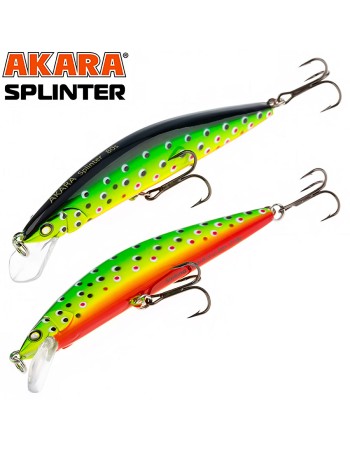 Akara Splinter S, 80 мм, 7.5 г, цвят А89, потъващ воблер