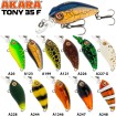 Плаващ Воблер Akara Tony 3.5 см 4.0 г - За спининг риболов