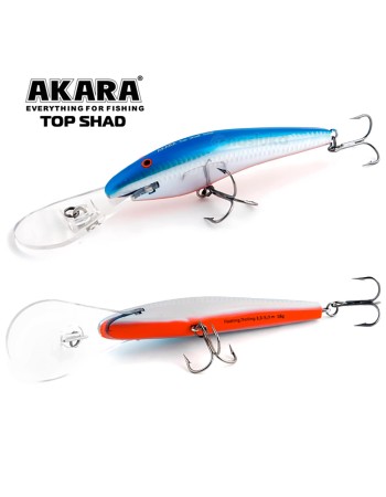 Воблер за тролинг Akara Top Shad 105 мм, 18 г, цвят A63