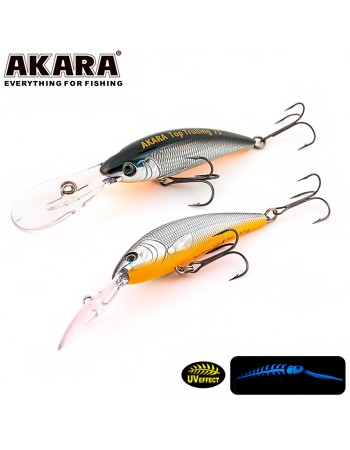 Воблер за тролинг Akara Top Trolling 90 мм, 17 г, цвят A15