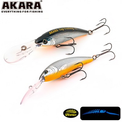 Воблер за тролинг Akara Top Trolling 90 мм, 17 г, цвят A15