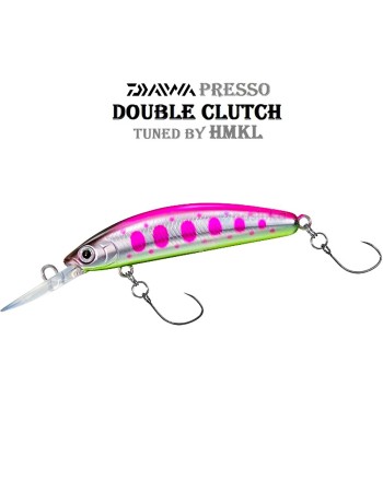 Daiwa Presso Double Clutch 60SHF, 60 мм, 2.8 г, плаващ воблер за пъстърва, цвят PYCB