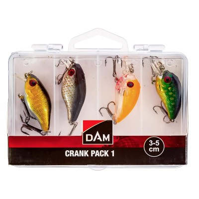 Комплект от 4 воблера DAM Crank Pack 1, 3-5 см