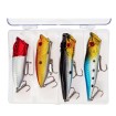 Комплект от 4 бр. попери DAM Topwater Popper Pack с дължина 7-9см за Щука, Сом, Распер