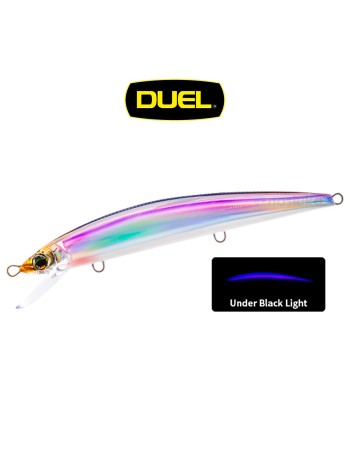 Плаващ морски воблер Duel Aile Magnet TG Minnow Slim F, 145 мм, 30 г, цвят HKVK