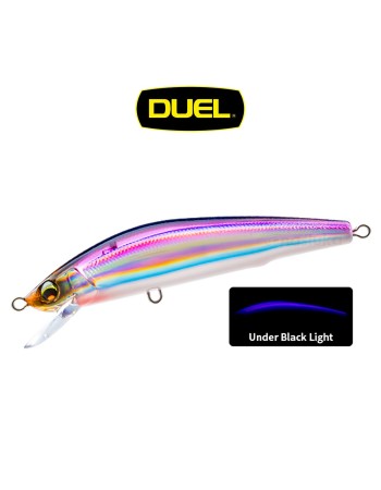 Плаващ морски воблер Duel Aile Magnet TG Minnow F, 125 мм, 27 г, цвят HKVK