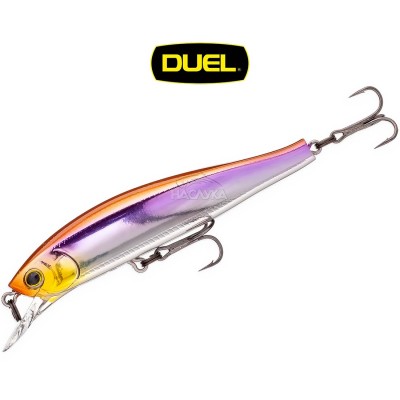 Плаващ воблер Duel Hardcore Minnow Flat F 95 мм, 10.5 г, цвят GSWS