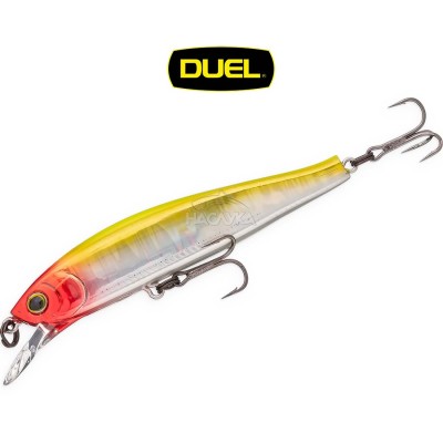 Плаващ воблер Duel Hardcore Minnow Flat F 110 мм, 15 г, цвят HCR