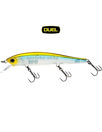 Плаващ воблер Duel Hardcore Minnow Flat F 130 мм, 20 г, цвят GSPS