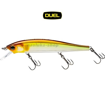 Плаващ воблер Duel Hardcore Minnow Flat F 110 мм, 15 г, цвят MGSA