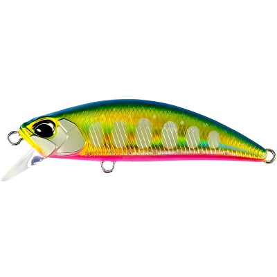 Потъващ воблер DUO Spearhead Ryuki 51S, 51 мм, 5.5 г, цвят Blue Pink Gold Yamame