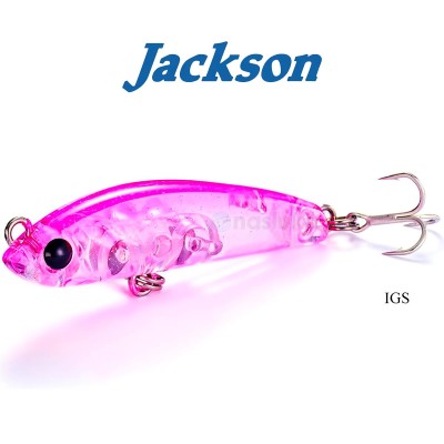 Jackson Athlete 45LL Mebaru Tune, 45 мм, 3.5 г, цвят IGS, потъващ воблер