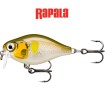 Плаващ Воблер Rapala Crank 03 Shallow Runner 3.5 см 4.0 г цвят AYU - За спининг риболов