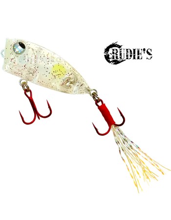 Воблер-попер Rudie's Meba Popper Z 35 мм, 3.5 г, цвят Akaramespot Glow