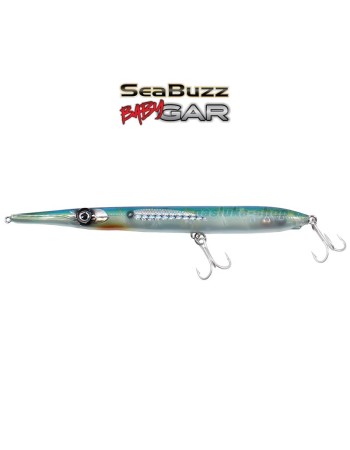 Морски воблер, игла Sea Buzz Baby Gar 135 мм, 11 г, цвят BGS