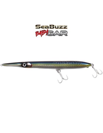 Морски воблер, игла Sea Buzz Baby Gar 135 мм, 11 г, цвят BLS