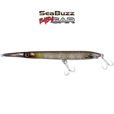 Морски воблер, игла Sea Buzz Baby Gar 135 мм, 11 г, цвят GHA